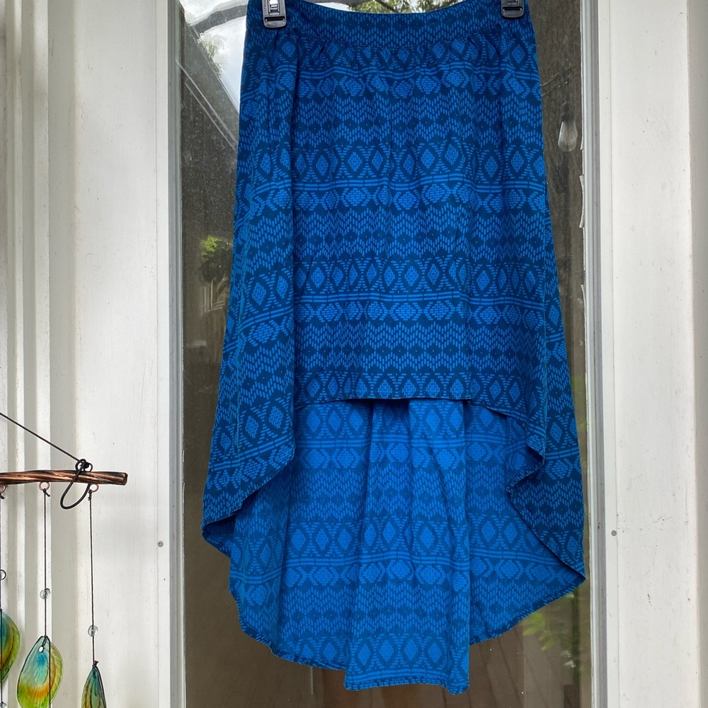 Mossimo | Blue & black patterned Skirt